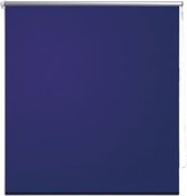 vidaXL - Rolgordijn - verduisterend - 80 - x - 175 - cm - marineblauw