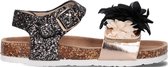 Colors Of California Bio Glitter Sandal With Ankle Sandalen - Meisjes - Zwart - Maat 20
