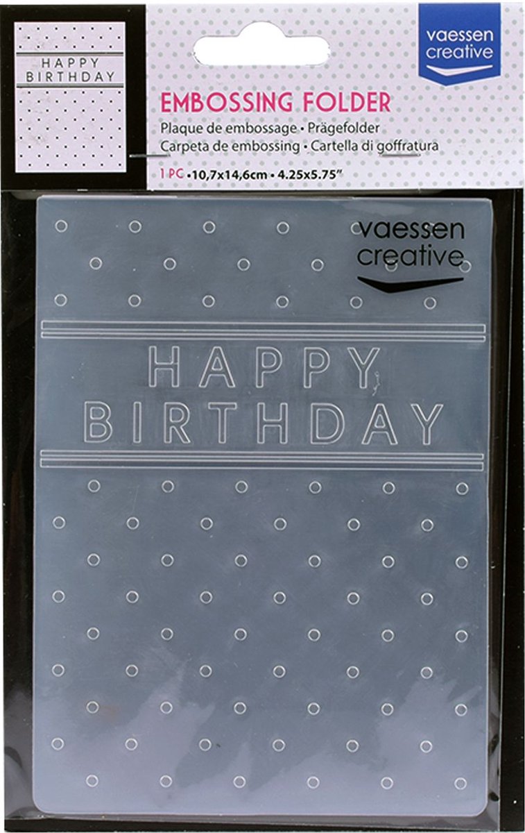 Vaessen Creative • Embossing folder 13x8cm • Zonnebloemen • Lottes Place