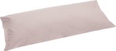 Yumeko kussensloop percal katoen bleek roze 40x80 - Bio, eco & fairtrade - 1 stuk - Hotelkwaliteit