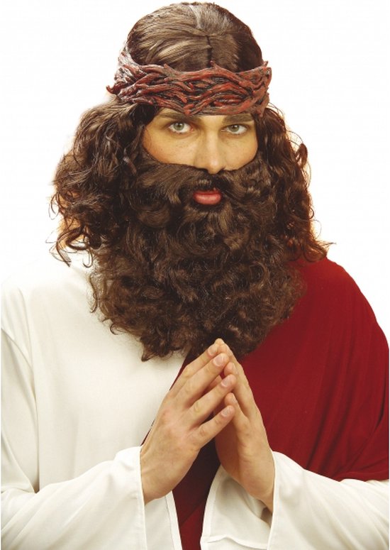 Jezus pruik met krans | bol.com