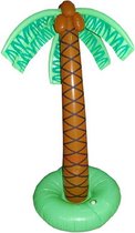 Opblaasbare decoratie palmboom 179 cm - hawaii feest versieringen feestartikelen