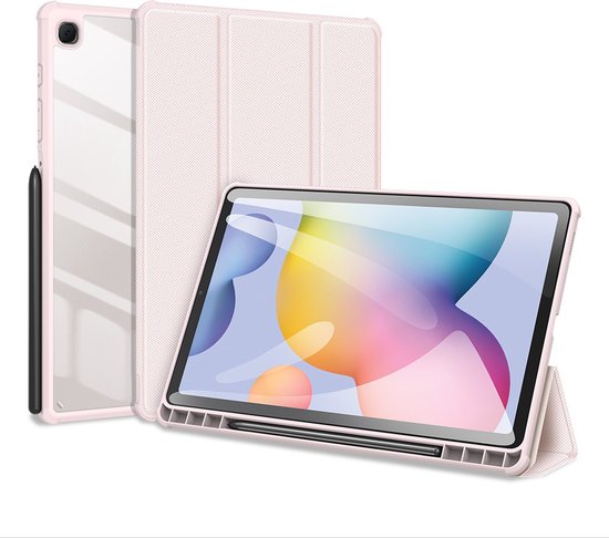 Coque tablette Domo pour Samsung Galaxy Tab S6 Lite / Tab S6 Lite (2022) -  Rose