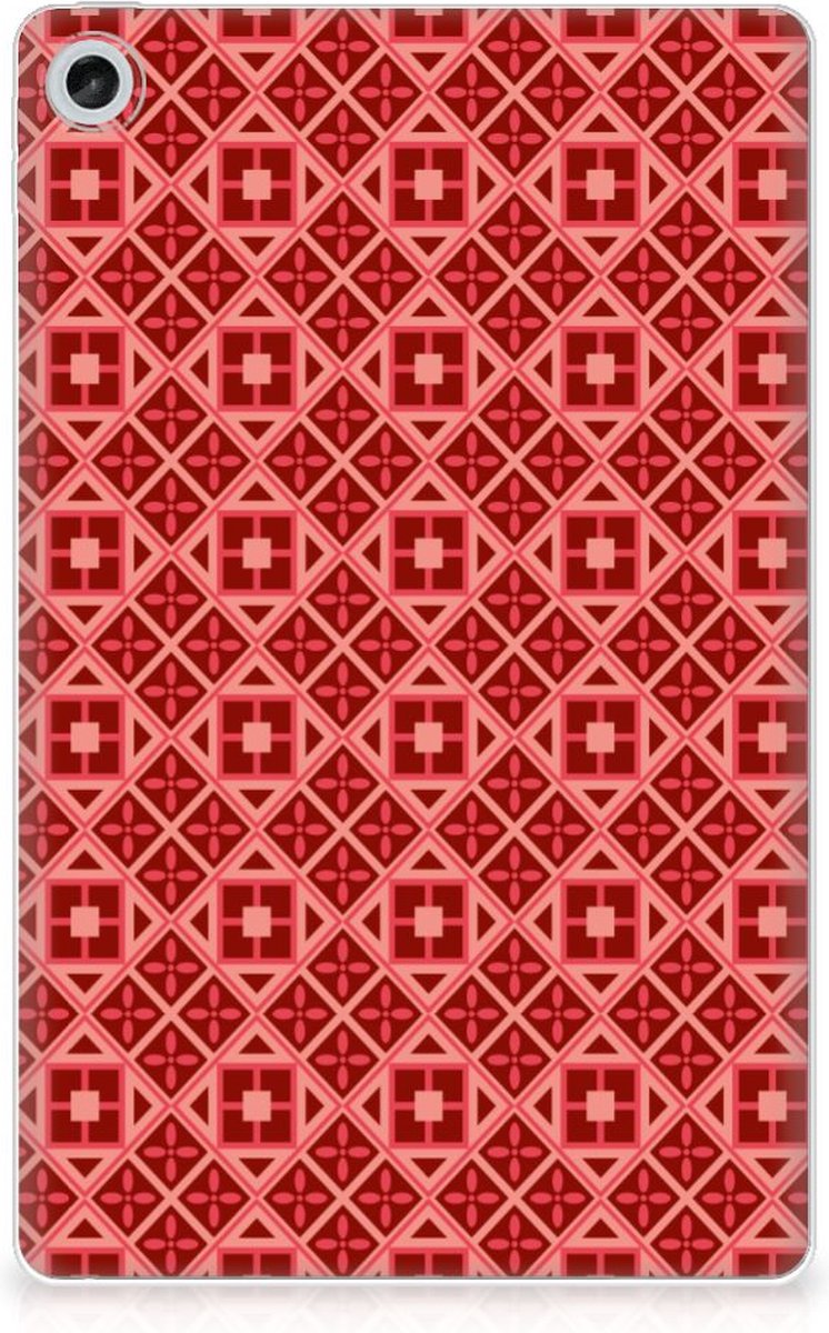 Lenovo Tab M10 Plus (3e generatie) Hippe Hoes Batik Rood