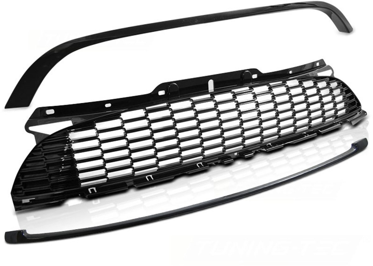 Grill MINI COOPER S/JCW 06-14 R56/57/55 GLANZEND ZWART