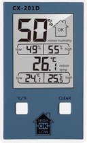 Thermomètre d'alarme Hygromètre numérique d'intérieur Humidimètre CX-201D