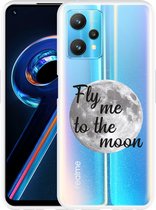 Realme 9 Pro Hoesje Fly me to the Moon - Designed by Cazy