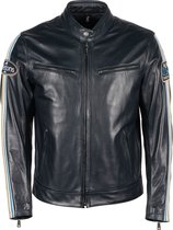 Helstons Race Leather Aniline Blue Jacket L - Maat - Jas