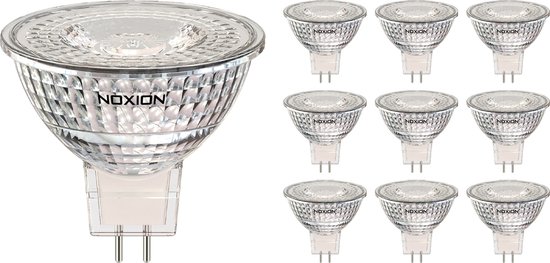 Voordeelpak 10x Noxion LED Spot GU5.3 MR16 4.4W 345lm 36D - 840 Koel Wit | Dimbaar - Vervangt 35W.