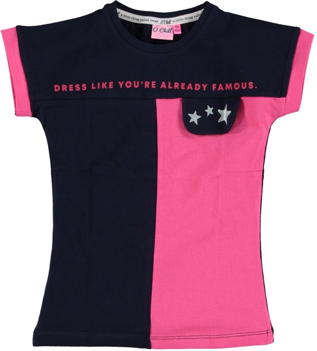 OChill-Girls Shirt Gaia-Navy