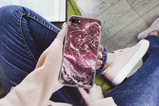 Coque iPhone 7 - Marbre - Natuursteen - Minéraux - Siliconen