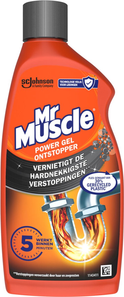 Mr. Muscle Power Gel Ontstopper 500 ml