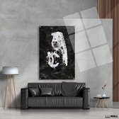 Luxe Plexiglas Schilderij Fashion Grenade Black | 75x100 | Woonkamer | Slaapkamer | Kantoor | Muziek | Design | Art | Modern | ** 5MM DIK**