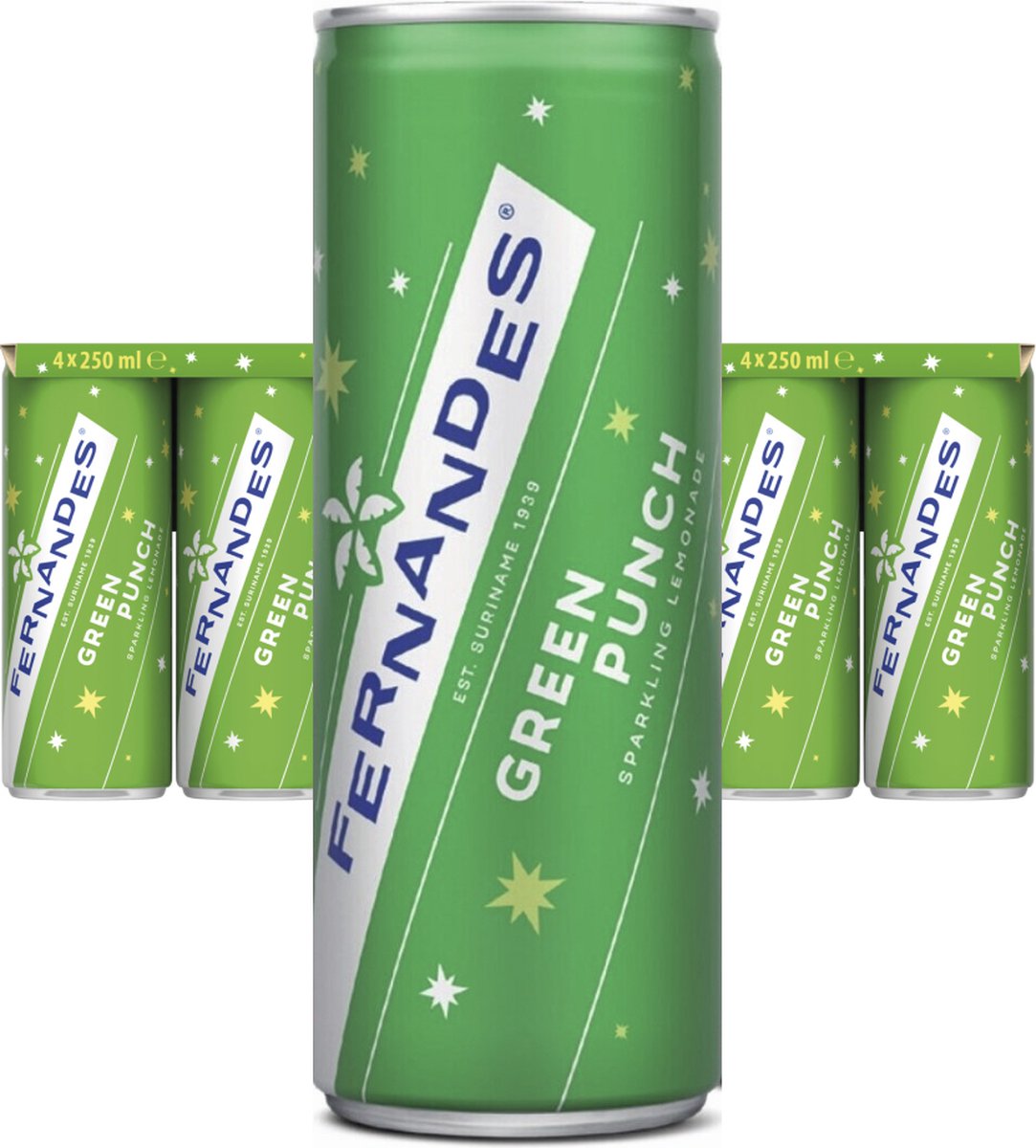 Tray Fernandes - Green Punch - Sleekcan - 24x33cl