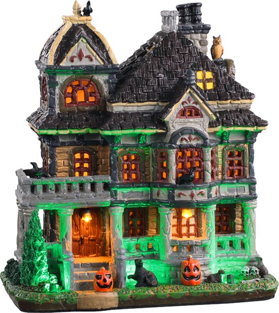 Lemax - Grimsbury Haunted House- With 4.5v Adaptor - Kersthuisjes & Kerstdorpen