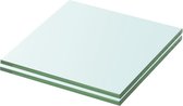 vidaXL Étagères 2 pcs 20 x 15 cm Verre Transparent