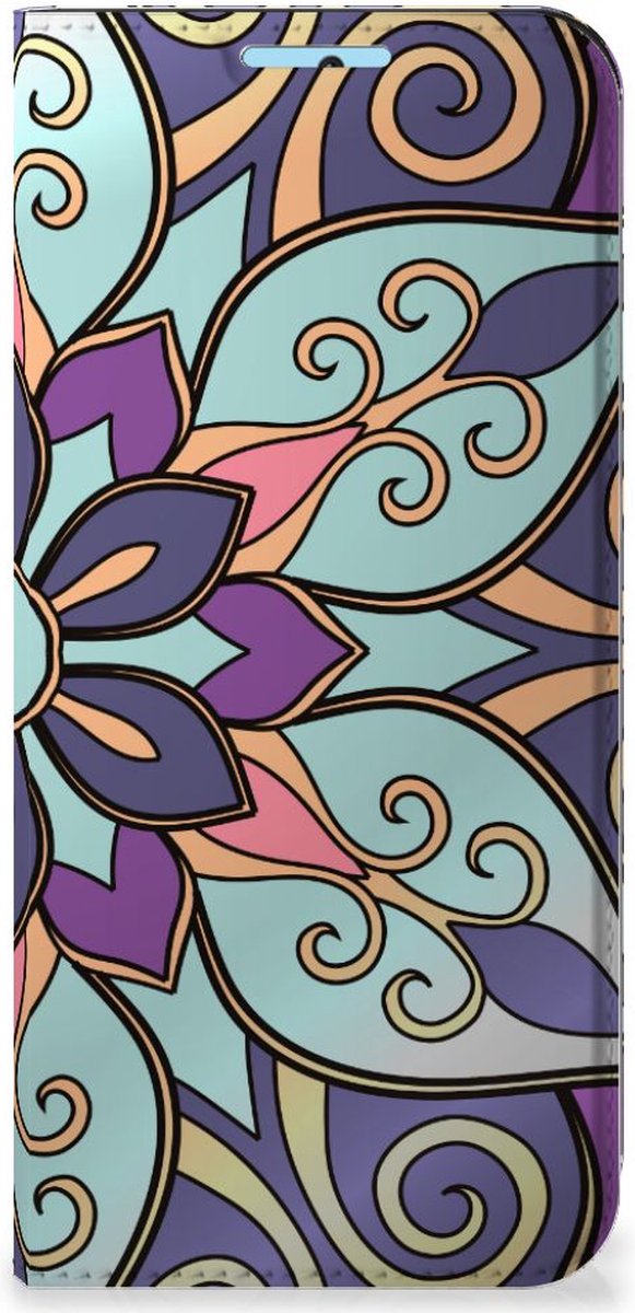 Xiaomi Redmi Note 11/11S Smart Cover Purple Flower