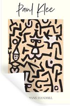 Muurstickers - Sticker Folie - Paul klee - Kunst - Comedians' handbill - 80x120 cm - Plakfolie - Muurstickers Kinderkamer - Zelfklevend Behang - Zelfklevend behangpapier - Stickerfolie