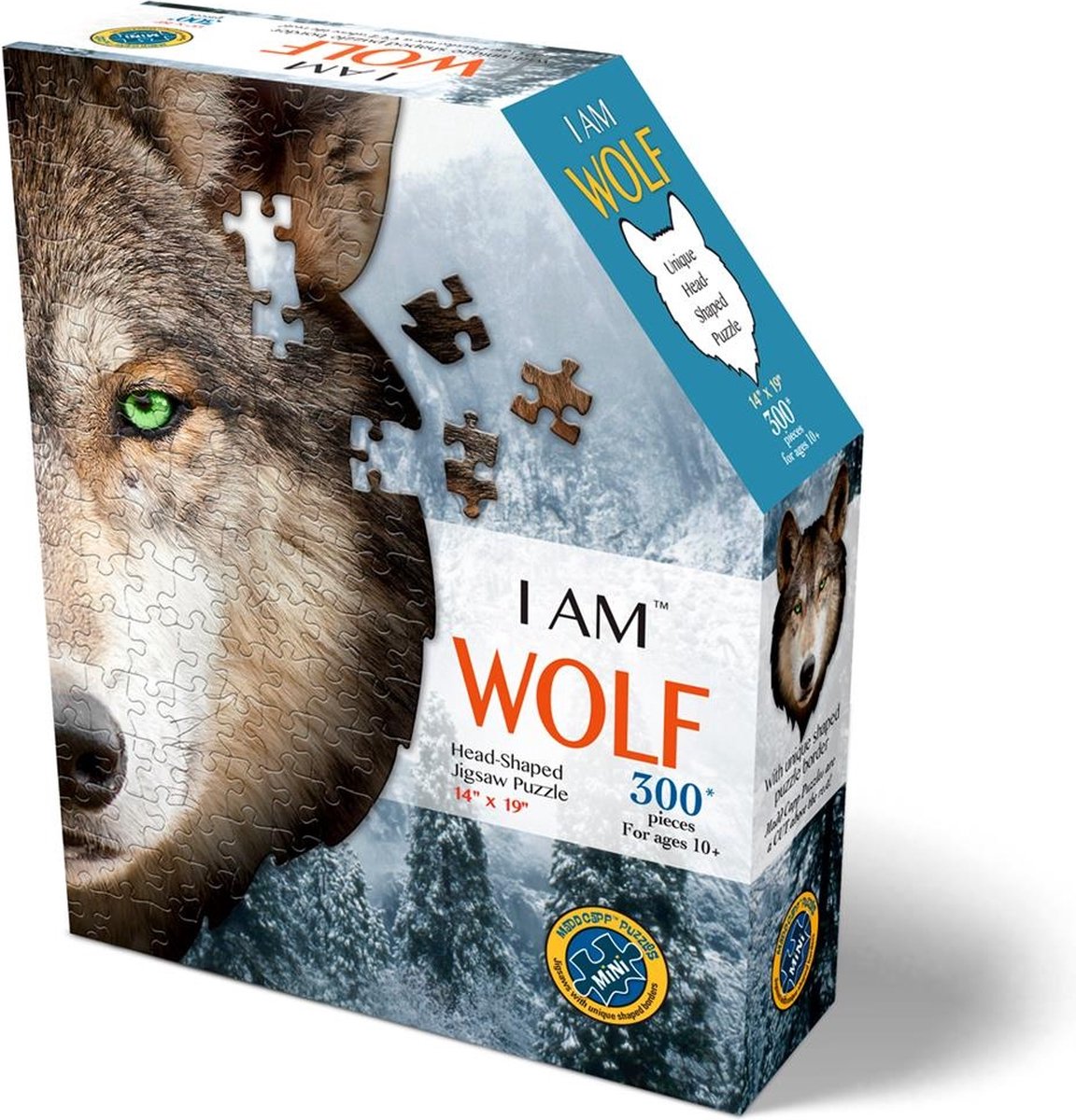 Madd Capp - Madd Capp Legpuzzel I Am Puzzle Mini Wolf 300 st