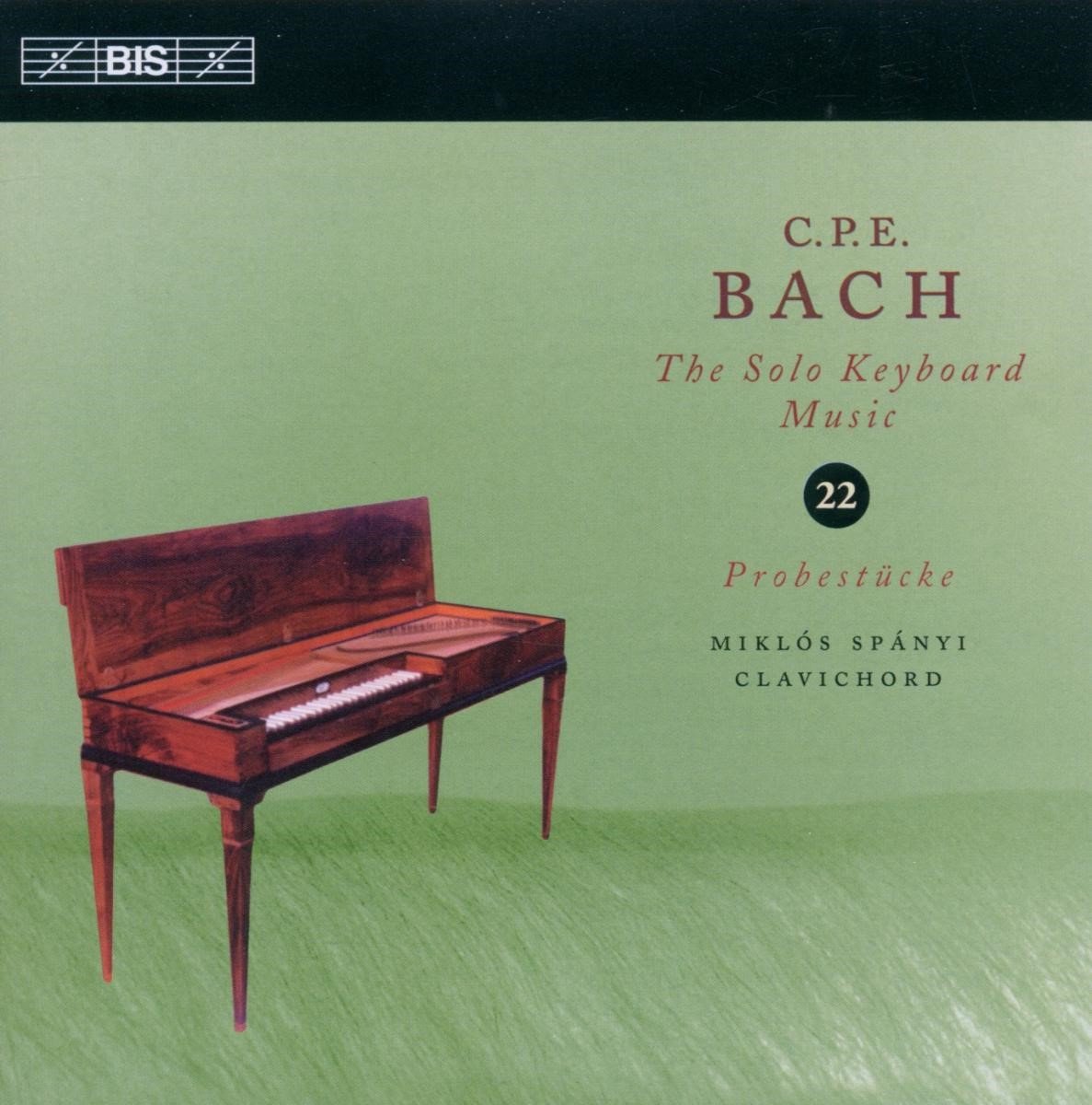 Miklós Spányi - C.P.E. Bach: Solo Keyboard Music, Volume 22 (CD)