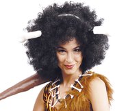 Fiestas Guirca Verkleed haardecoratie bot op clip - holbewoner thema party - Carnaval haar accessoires