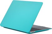 Mobigear Laptophoes geschikt voor Apple MacBook Pro 13 Inch (2020-2022) Hoes Hardshell Laptopcover MacBook Case | Mobigear Matte - Turquoise - Model A2289 / A2251 / A2338