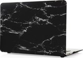Mobigear Laptophoes geschikt voor Apple MacBook Pro 13 Inch (2016-2019) Hoes Hardshell Laptopcover MacBook Case | Mobigear Marble - Zwart - Model A1706 / A1708 / A1989 / A2159