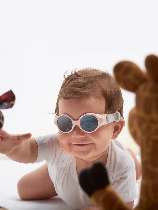 Béaba - Zonnebril met verstelbare band - 0 tot 9 maanden - GLEE - Salie