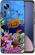 Telefoon Hoesje Xiaomi 12 | 12X Foto hoesje met Zwarte rand Vissen