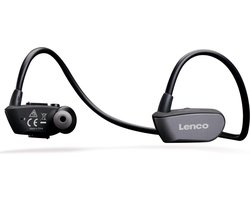 Lenco BTX-860BK - Bluetooth Sport Koptelefoon - 8GB MP3-speler - Waterproof IPX8 - Zwart