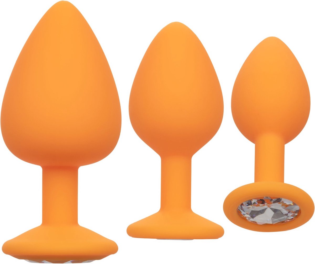 Goedkoopste Anaal Cheeky Gems 3 Pcs Oranje