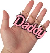 Banoch | Daddy halsband - hanger met goudkleurige ketting