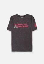 Dungeons & Dragons - Acid Wash Heren T-shirt - 2XL - Zwart