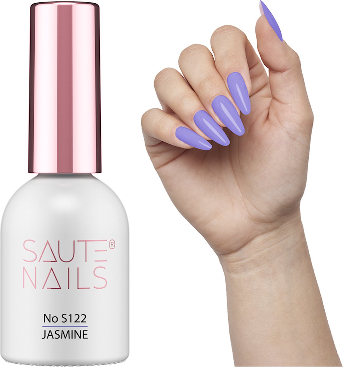 SAUTE Nails Paars UV/LED Gellak 8ml. - S122 Jasmine