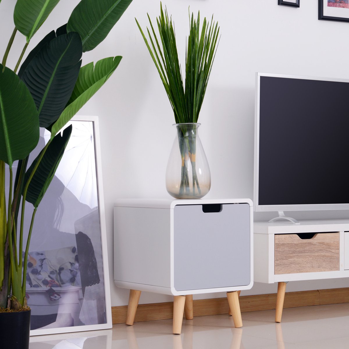 Scandinavische Houten HOMCOM Woonkamer kasten 1 lade