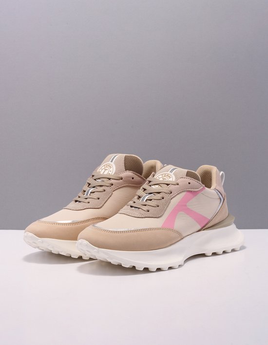 Toral old run sneakers dames beige combi a beige suede 40 | bol.com