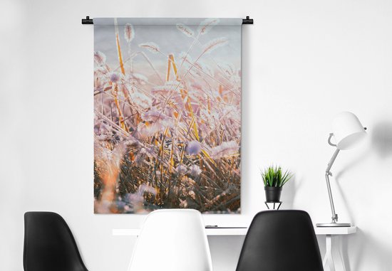 Tapisserie - Tapisserie - Herbe - Soleil - Hiver - 90x120 cm - Tapisserie