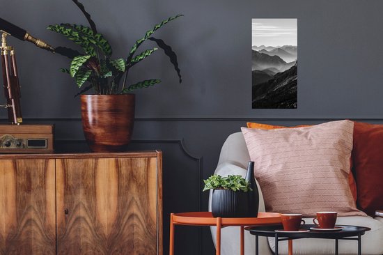 Poster Montagnes - Nature - Brouillard - 20x40 cm