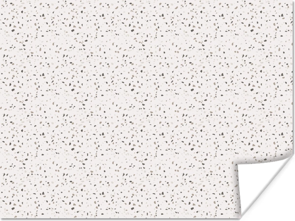 Poster Patroon - Terazzo - Structuur - 120x90 cm