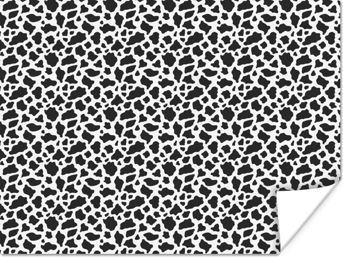 Poster Dierenprint - Koe - Design - 80x60 cm