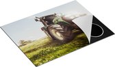 Chefcare Inductie Beschermer Tractor op het Gras - Trekker - 71x52 cm - Afdekplaat Inductie - Kookplaat Beschermer - Inductie Mat