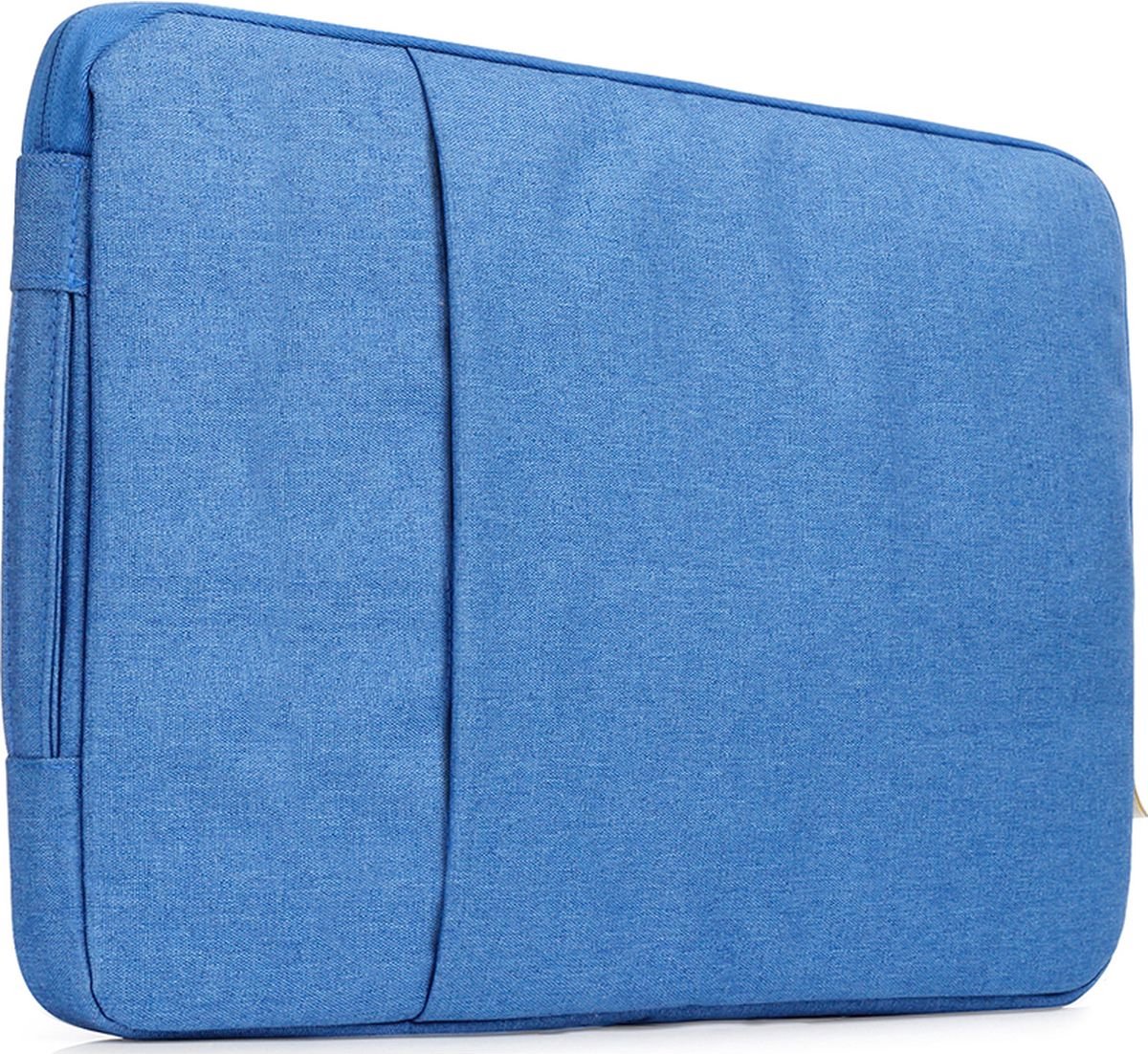Mobigear Laptophoes geschikt voor Laptop | Mobigear Denim Zipper Sleeve 13 - 14 inch Laptop hoes - Blauw