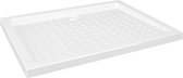 vidaXL de douche avec montants 90x70x4 cm ABS Blanc VDXL_148896