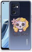 Coque en Siliconen OPPO Reno 7 5G | Find X5 Lite Coque pour téléphone portable Boho Skull