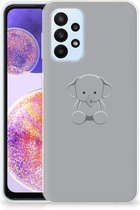 Telefoonhoesje Geschikt voor Samsung Galaxy A23 Hippe Hoesjes Baby Olifant