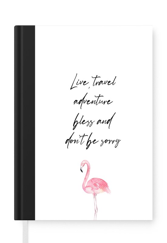 Reisnotitieboekje - Live, travel, adventure - A5 formaat