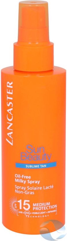 staal investering een keer Lancaster Sun Beauty Oil-Free Milky Spray SPF15 Zonnebrand - 150 ml |  bol.com