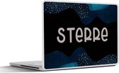 Laptop sticker - 17.3 inch - Sterre - Pastel - Meisje - 40x30cm - Laptopstickers - Laptop skin - Cover