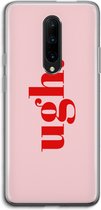 Case Company® - Hoesje geschikt voor OnePlus 7 Pro hoesje - Ugh - Soft Cover Telefoonhoesje - Bescherming aan alle Kanten en Schermrand