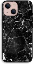 Case Company® - Hoesje geschikt voor iPhone 13 hoesje - Zwart Marmer - Biologisch Afbreekbaar Telefoonhoesje - Bescherming alle Kanten en Schermrand